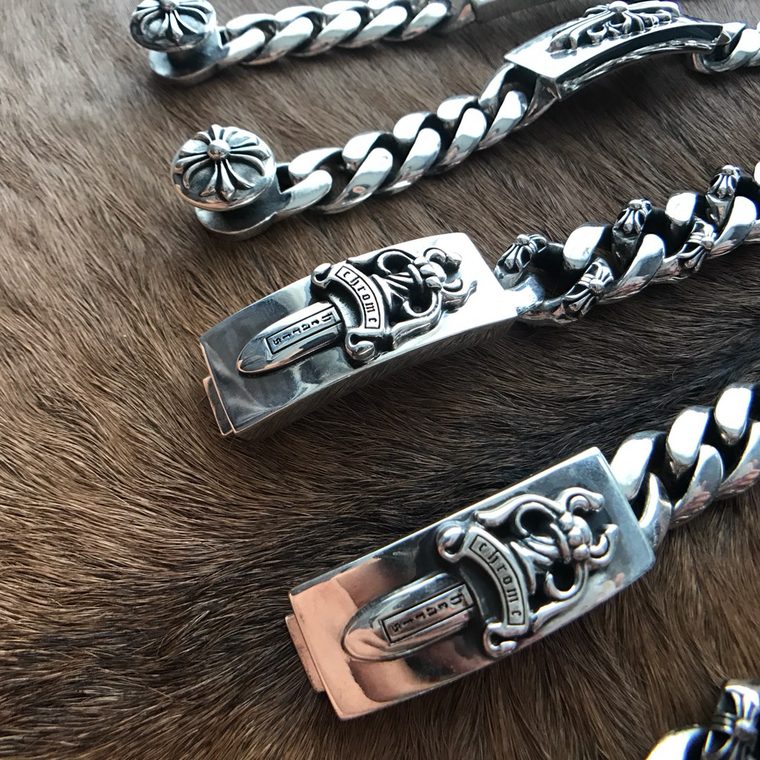 Chrome Hearts 克罗心高版本男款手链部分集合图
