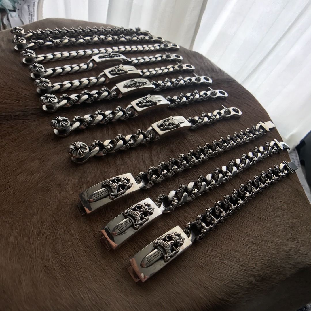 Chrome Hearts 克罗心高版本男款手链部分集合图