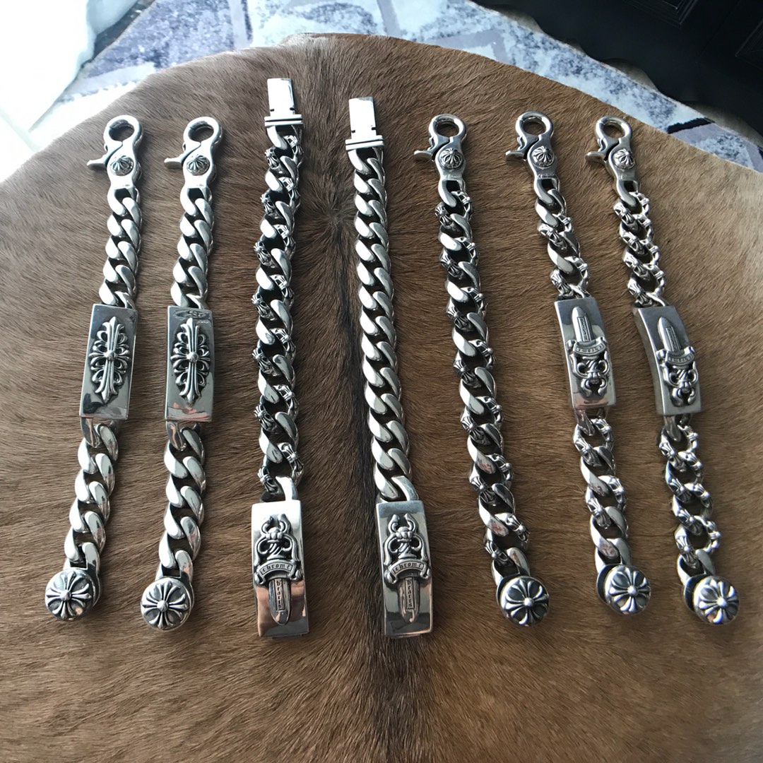 Chrome Hearts 克罗心高版本男款手链部分集合图