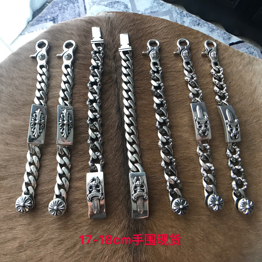 Chrome Hearts 克罗心高版本男款手链部分集合图