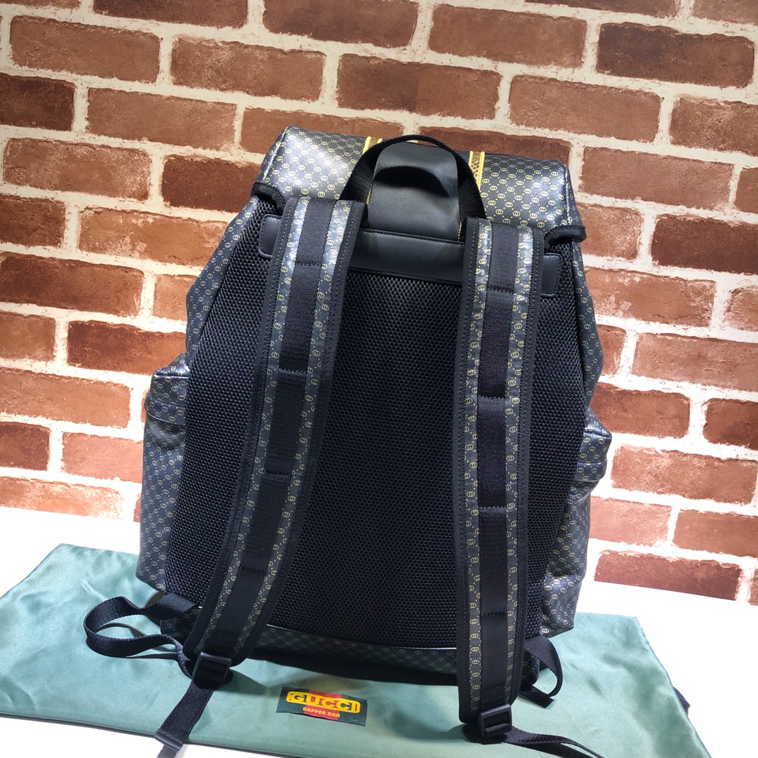 Gucci双肩背包 Gucci-Dapper Dan联名系列背包536413