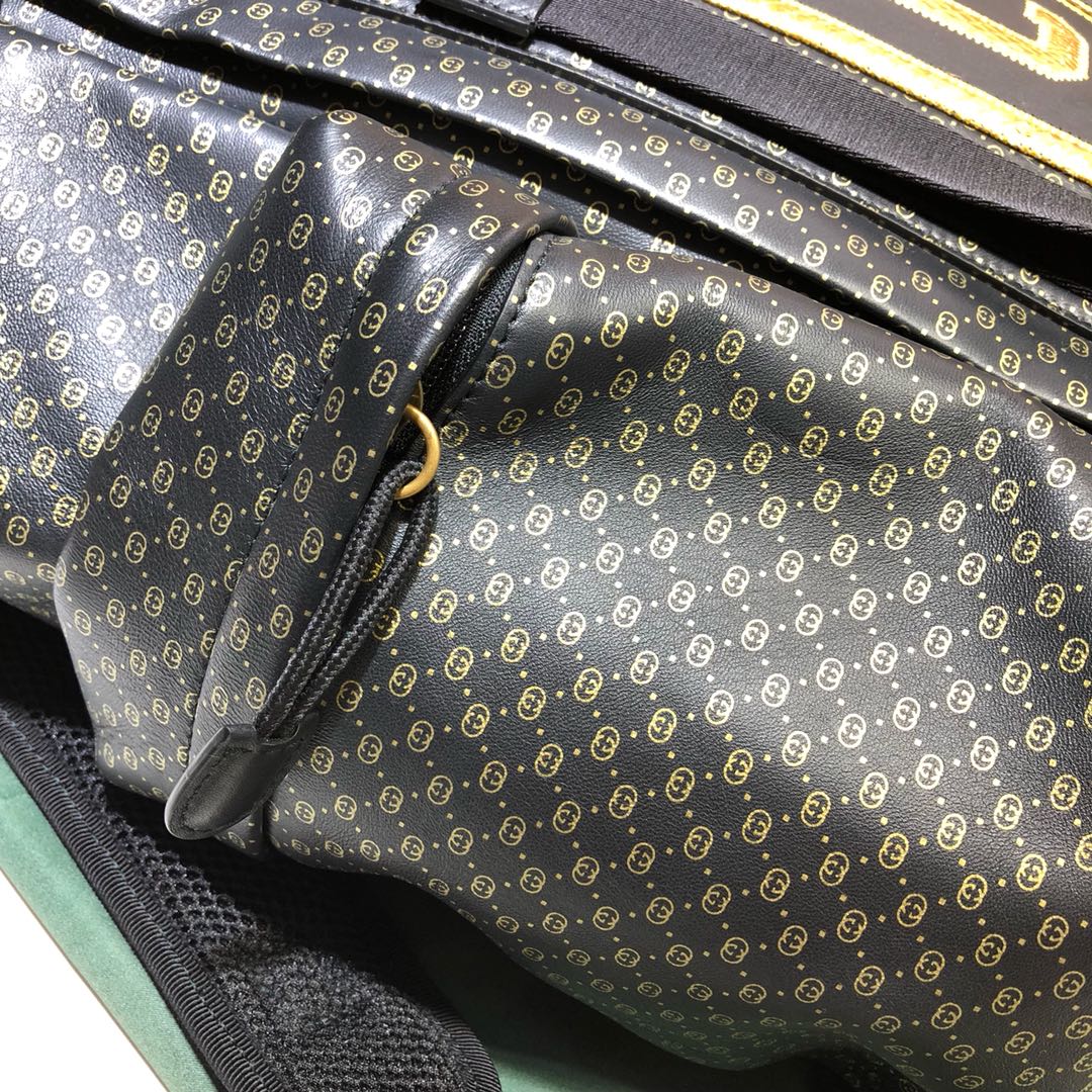 Gucci双肩背包 Gucci-Dapper Dan联名系列背包536413