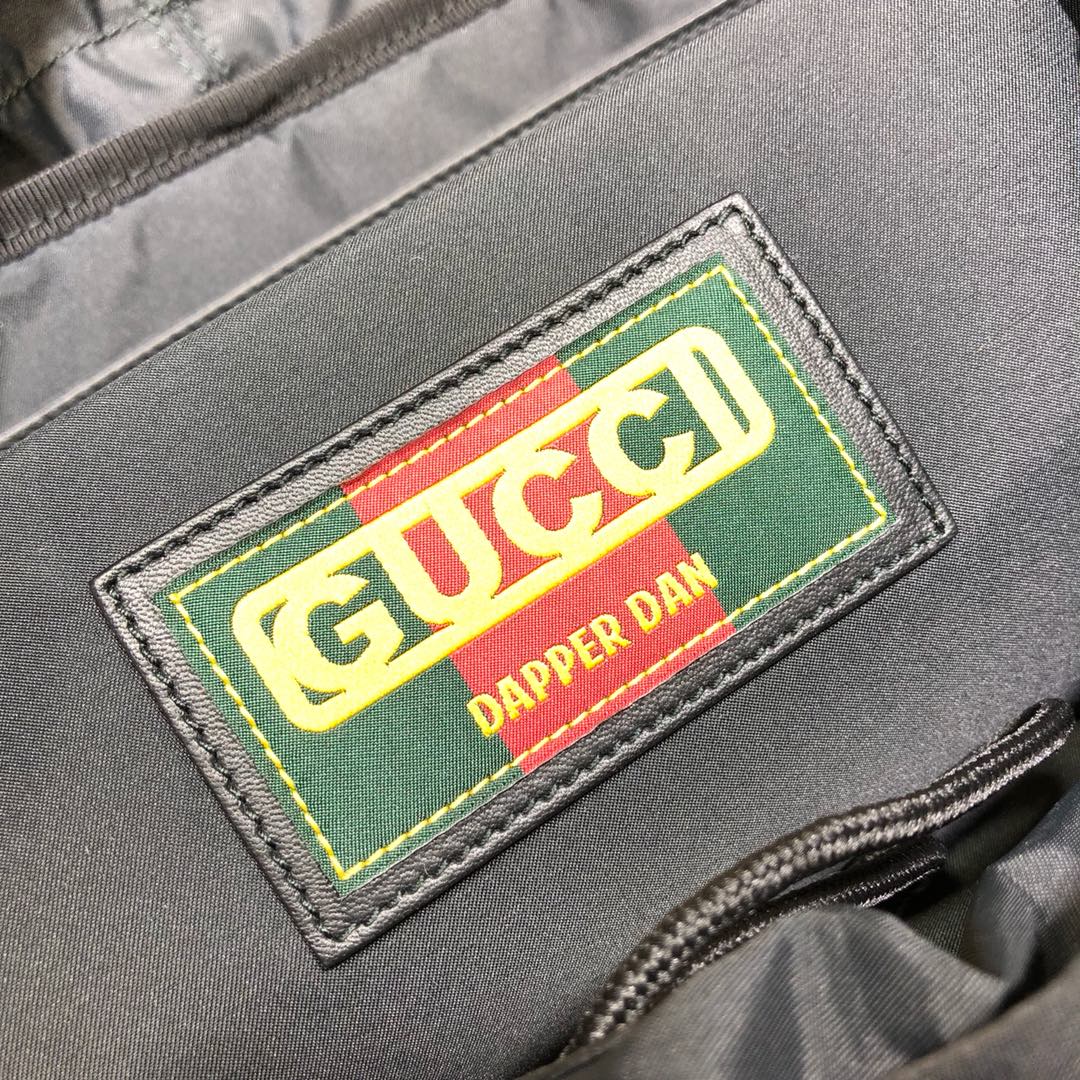 Gucci双肩背包 Gucci-Dapper Dan联名系列背包536413