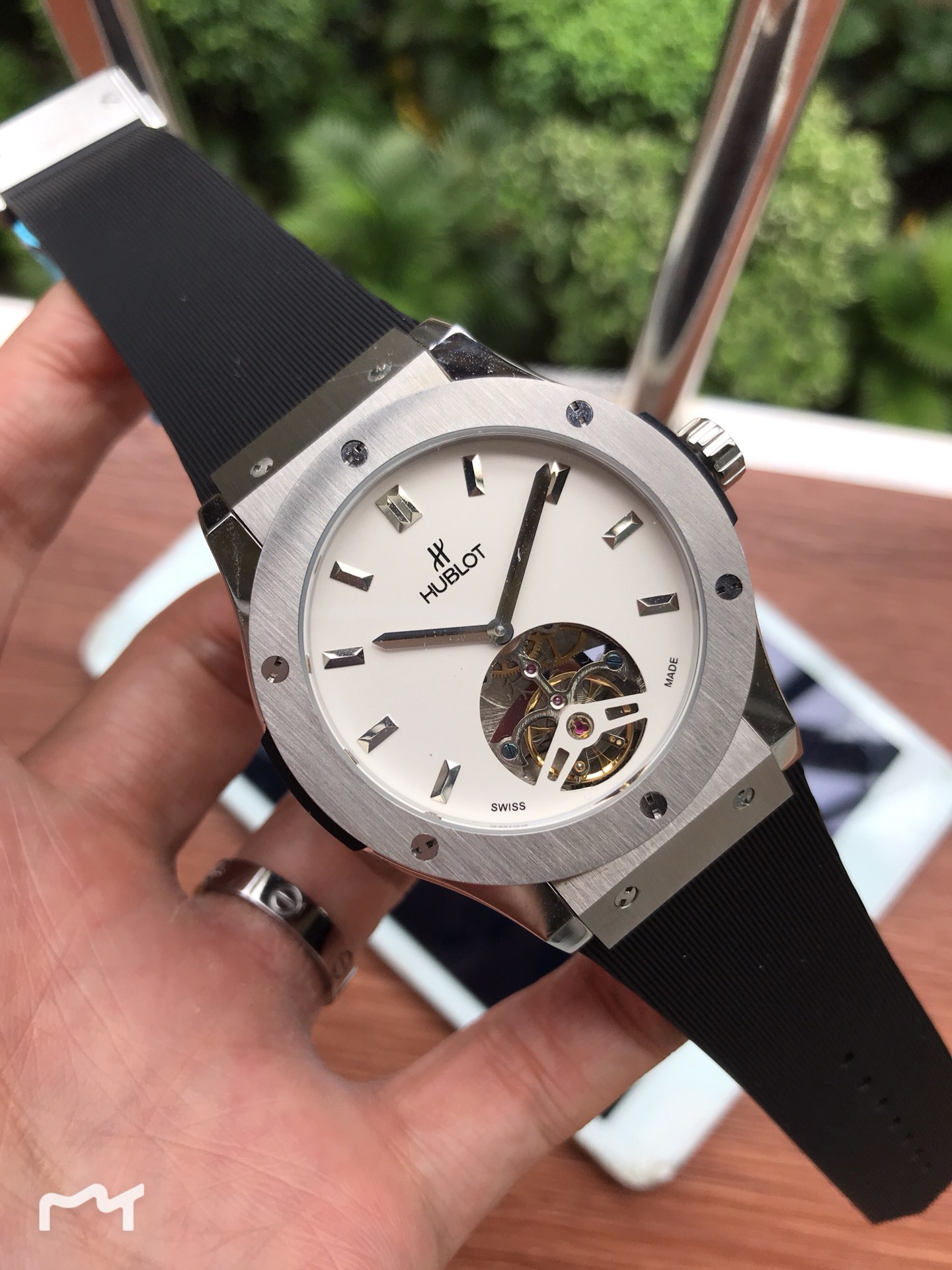 NO:764983,Hublot/Hublot Outstanding and Extraordinary Type Men's Watch (Top Excellence) Exquisite Quality Domineering and Popular Model Noble and Elegant Grand Style Wisdom and Exclusive Watch Strap Imported Leather Tape (Comfortable and Durable) Movement Fully Automatic Mechanical Movement (Stable Travel Time) Material Mineral Super Mirror Surface (Wear-Resistant) Size Diameter 45mm Thickness 15mm Actual photo above, a true representation of the exclusive quality of the luxury street,19860909恒宝/宇舶 卓绝非凡类型精品男士腕表（顶级卓越） 精湛品质 霸气爆款 尊贵大方 大气风格 睿智尊享 表带进口皮胶带（舒适耐用） 机芯全自动机械机芯（走时稳定） 材料矿物质超强镜面（耐磨性能） 尺寸直径45mm厚15mm 实拍上图,真实再现认准奢华街独家品质,,Watch
