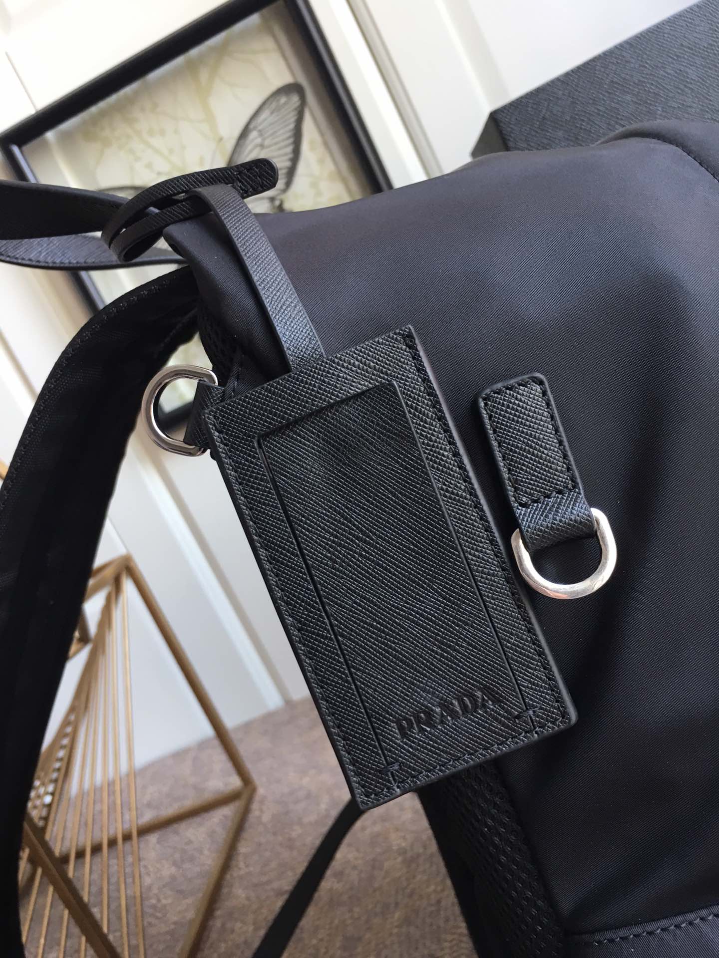 PRADA普拉达尼龙材质双肩背包2VZ025