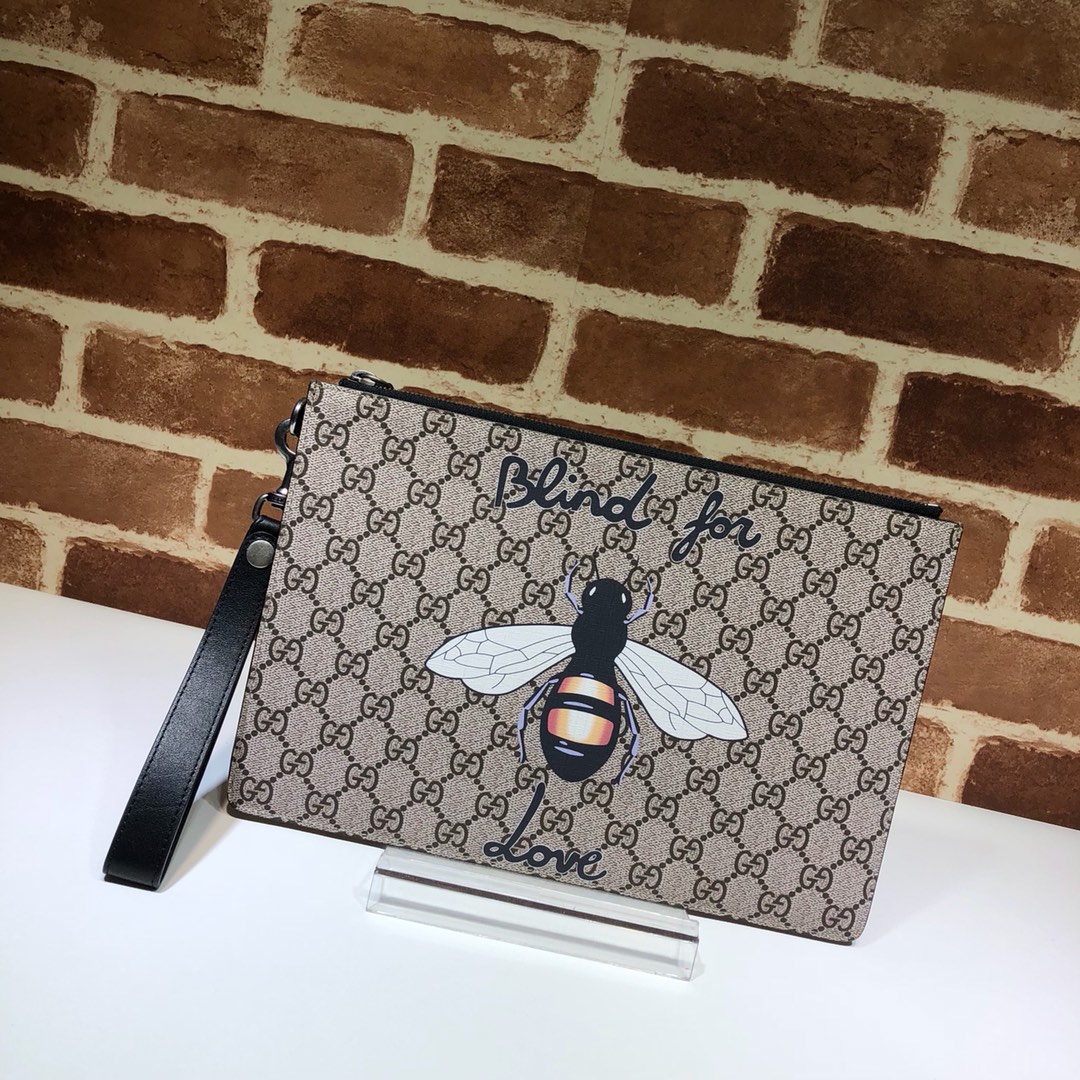 NO:213801,(Class) quality of counter, top-quality original goods, real-life photos!  Model number 473904 Coffee Bee, size width 30.5x height 21x side width 1.5, batch, GUCCI [original skin], gucci, handbag19860909（手拿包）专柜品质,顶级原单货,实物实拍！款号473904啡蜜蜂,尺寸宽30.5x高21x侧宽1.5,批,GUCCI【原厂皮】,gucci,handbag,Bag
