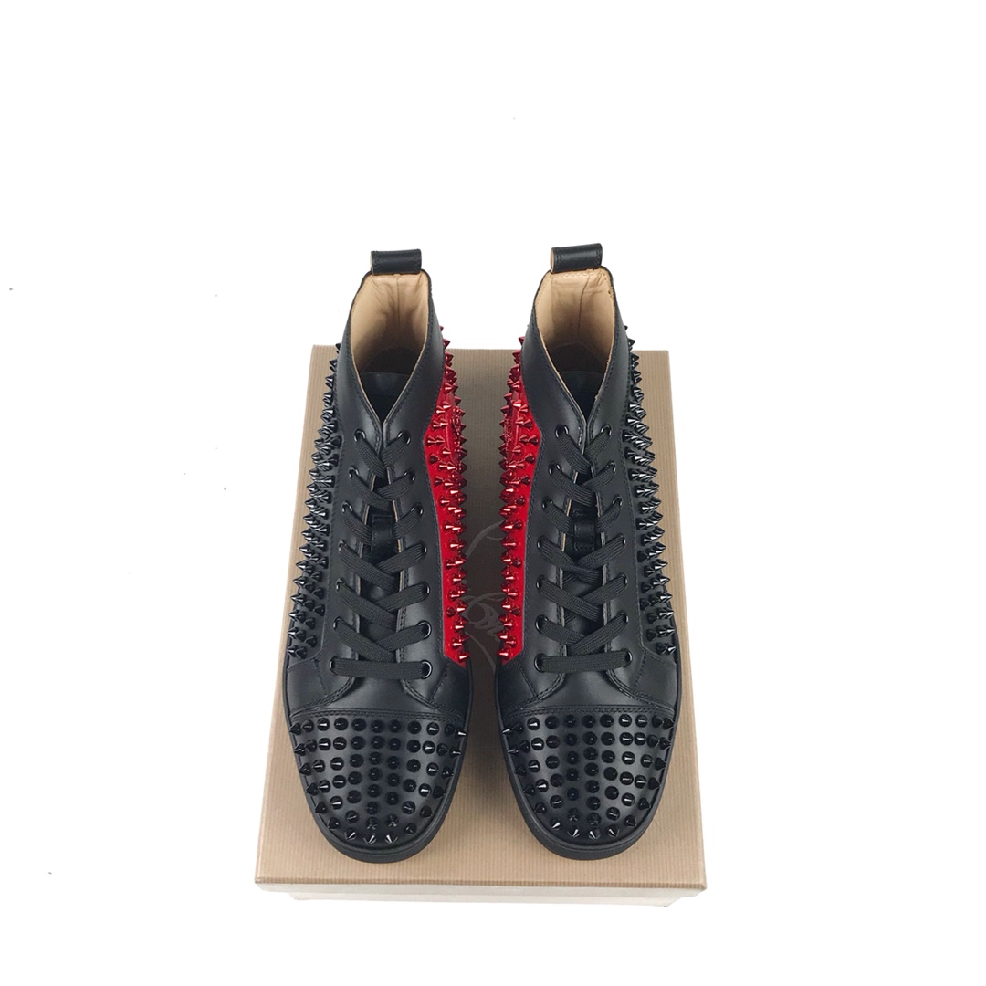 CL high-top clavos negros y rojos precio de fábrica.CL serie inferior roja de la generación superior