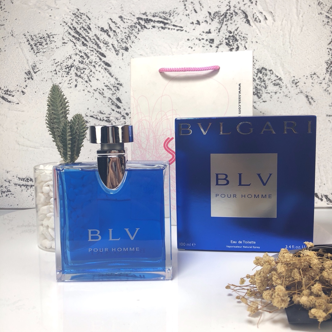 BVLGARI BLV Pour Homme Eau de Toilette - 100ml Sapphire Blue Fragrance