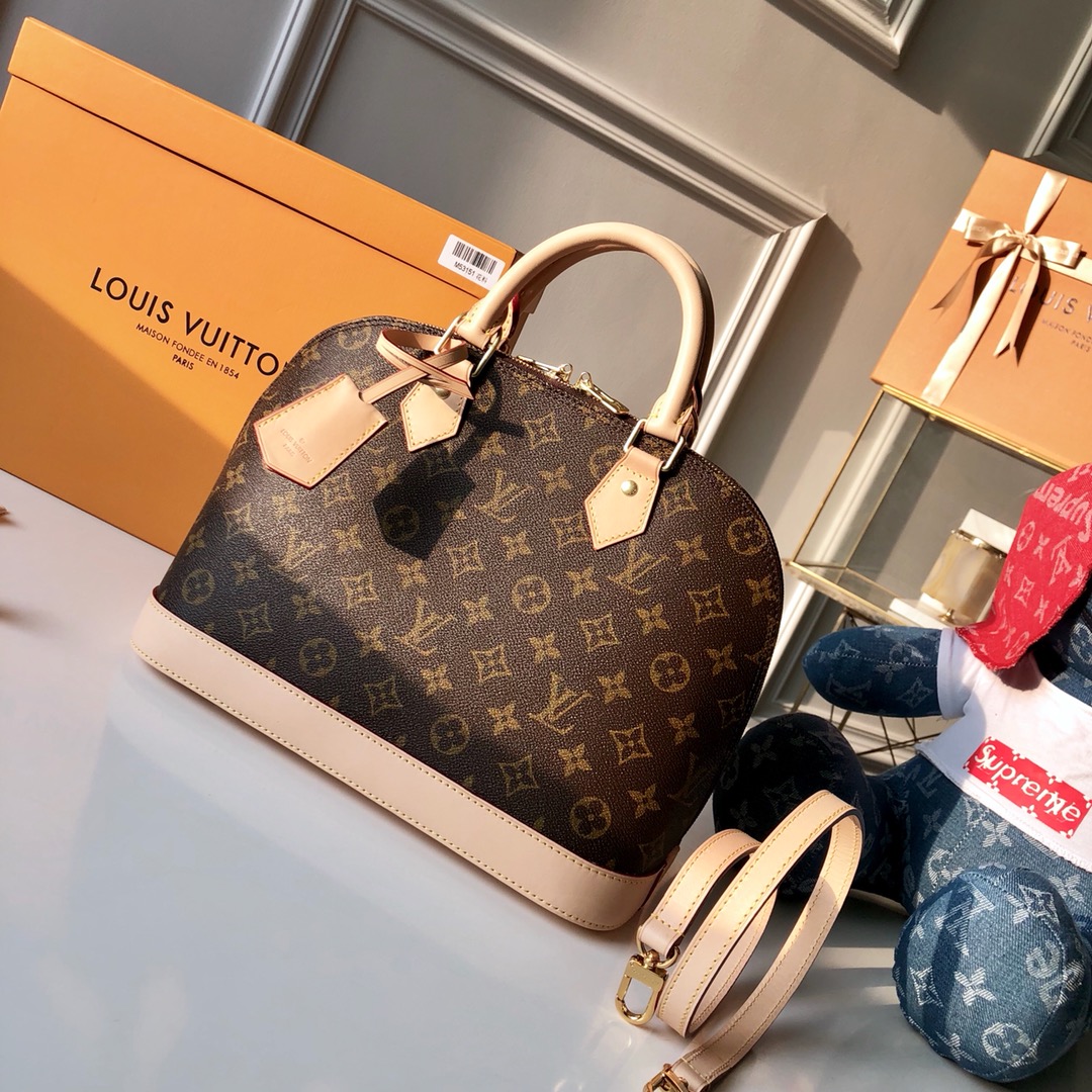 Louis Vuitton LV Alma 老花贝壳包 M53151