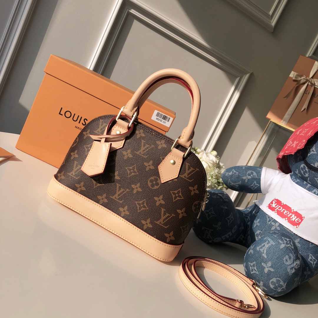 Louis Vuitton LV Alma BB 老花贝壳包 M53152