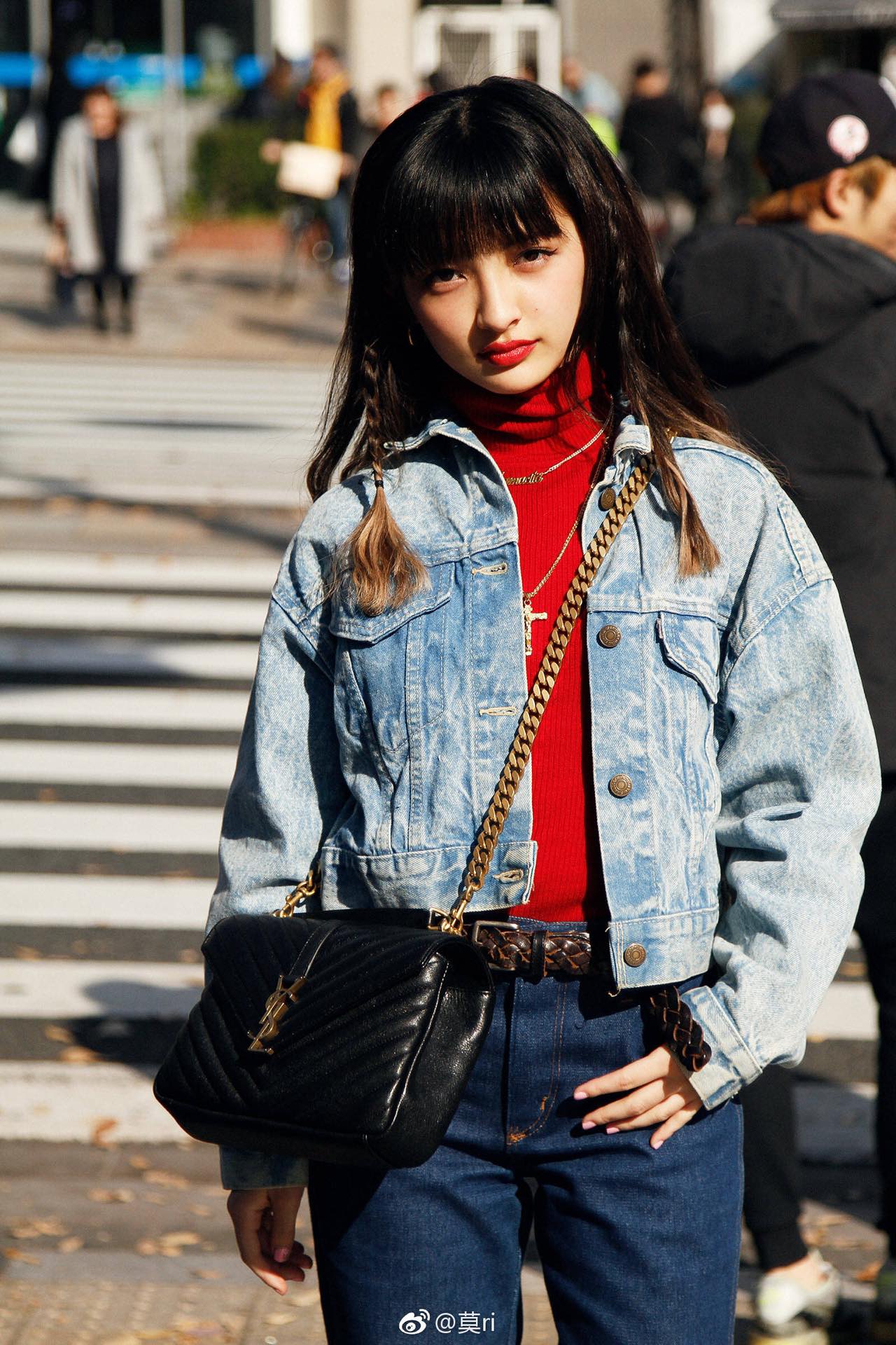 Saint laurent Ysl Monogram college_24cm黑色金扣428056