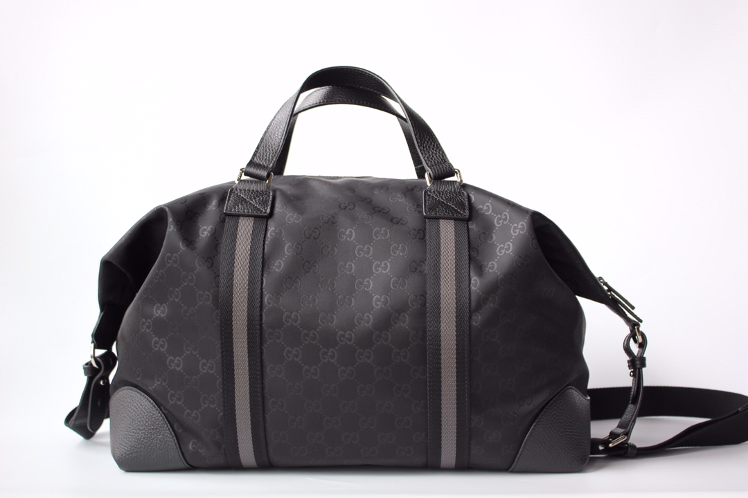 High-end new product, updated in Italy, Gucci hand travel bag, officially on sale 449180, size 46.5*23*39cm, counter fabric