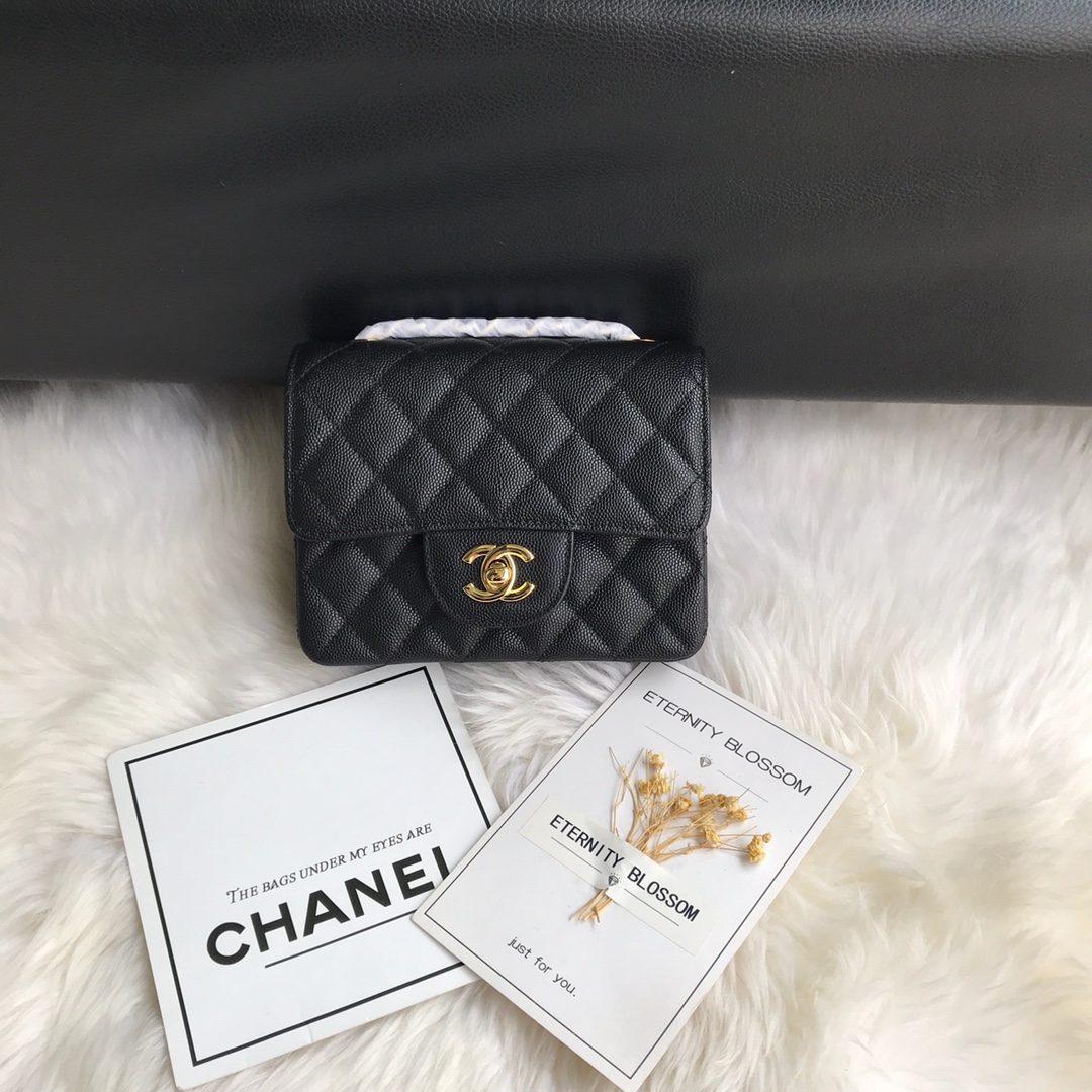 Chanel Classic Flap Bag Crossbody & Shoulder Bags Calfskin Cowhide Mini