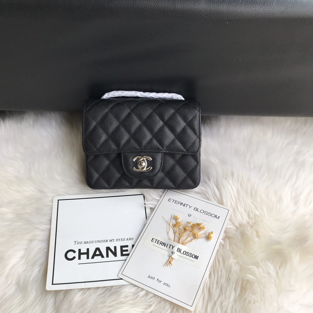 Chanel Classic Flap Bag Crossbody & Shoulder Bags Calfskin Cowhide Mini