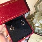 Knockoff
 Cartier Jewelry Earring Gold Platinum Rose White Yellow