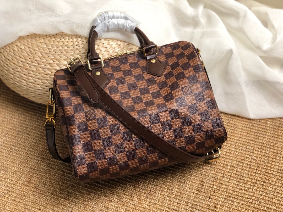 Louis Vuitton LV Speedy Bags Handbags Damier Ebene Canvas N41368