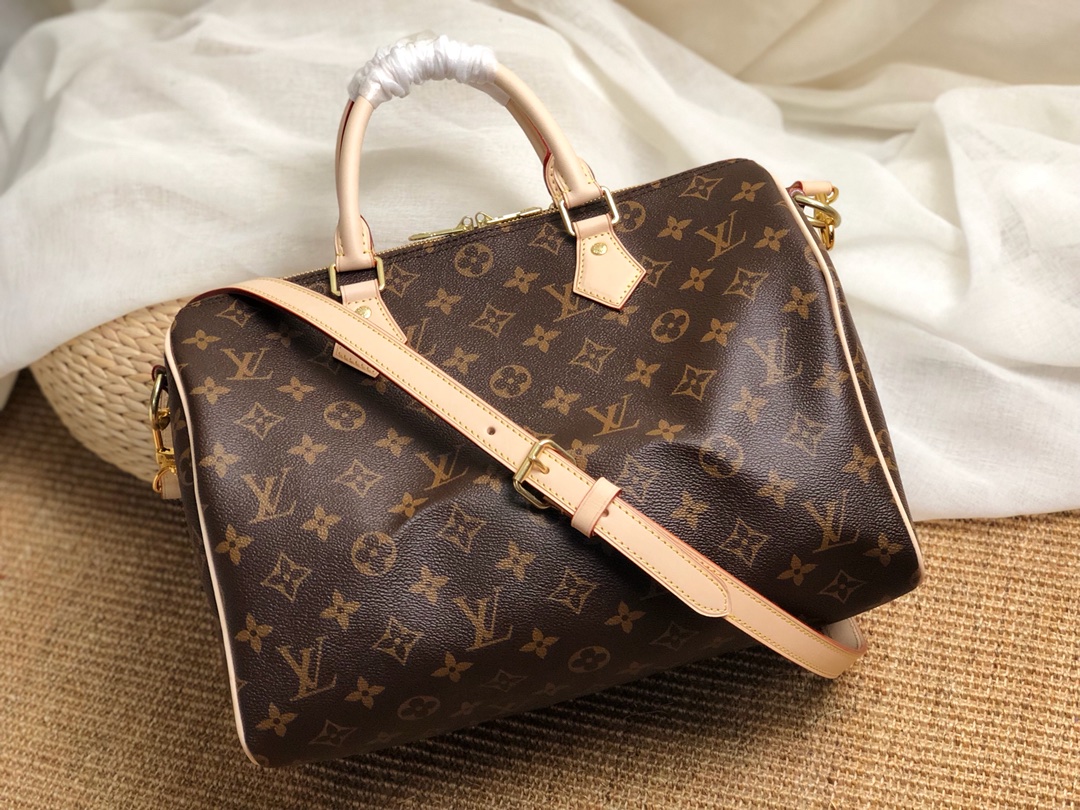 Louis Vuitton LV Speedy Bags Handbags Monogram Canvas Cowhide Fashion M41112