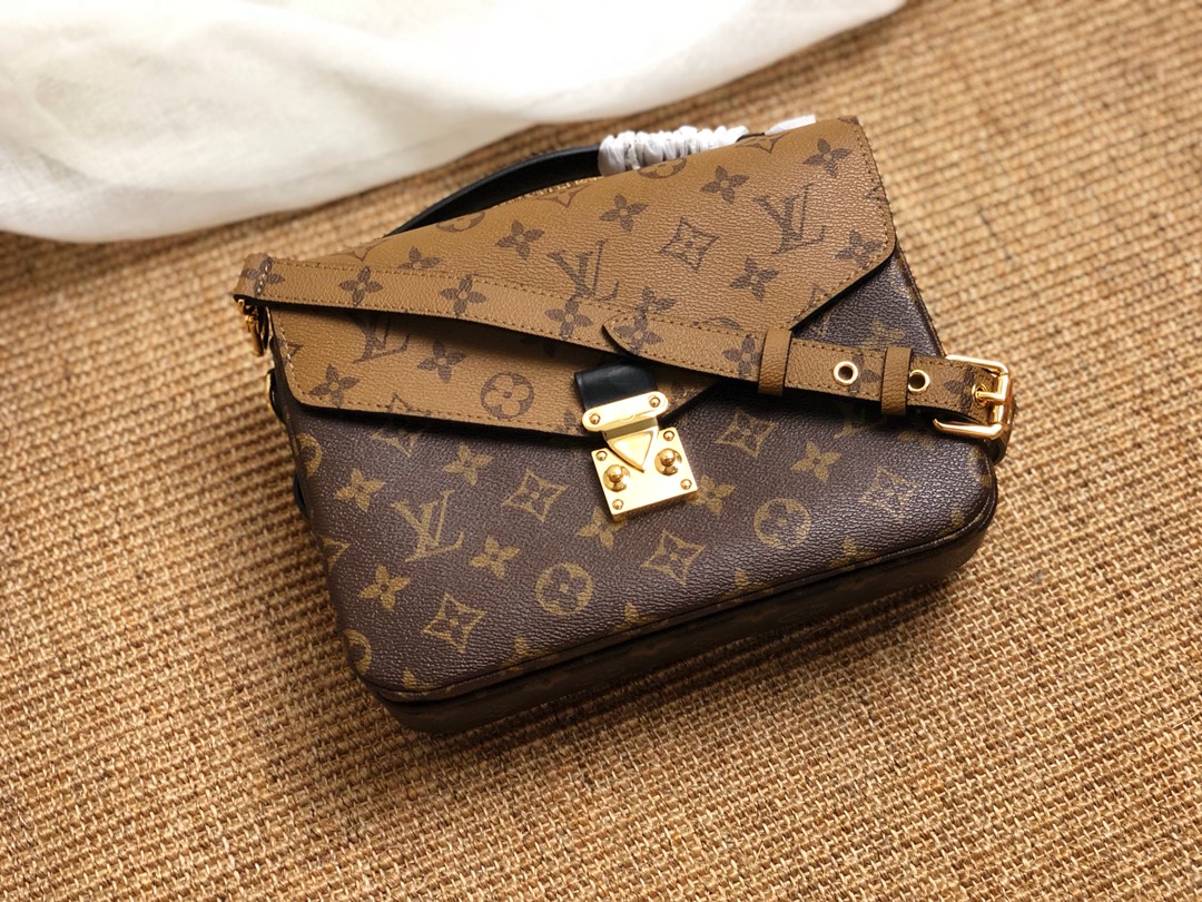 Luxury Cheap
 Louis Vuitton LV Pochette MeTis Bags Handbags Monogram Reverse Canvas M41465