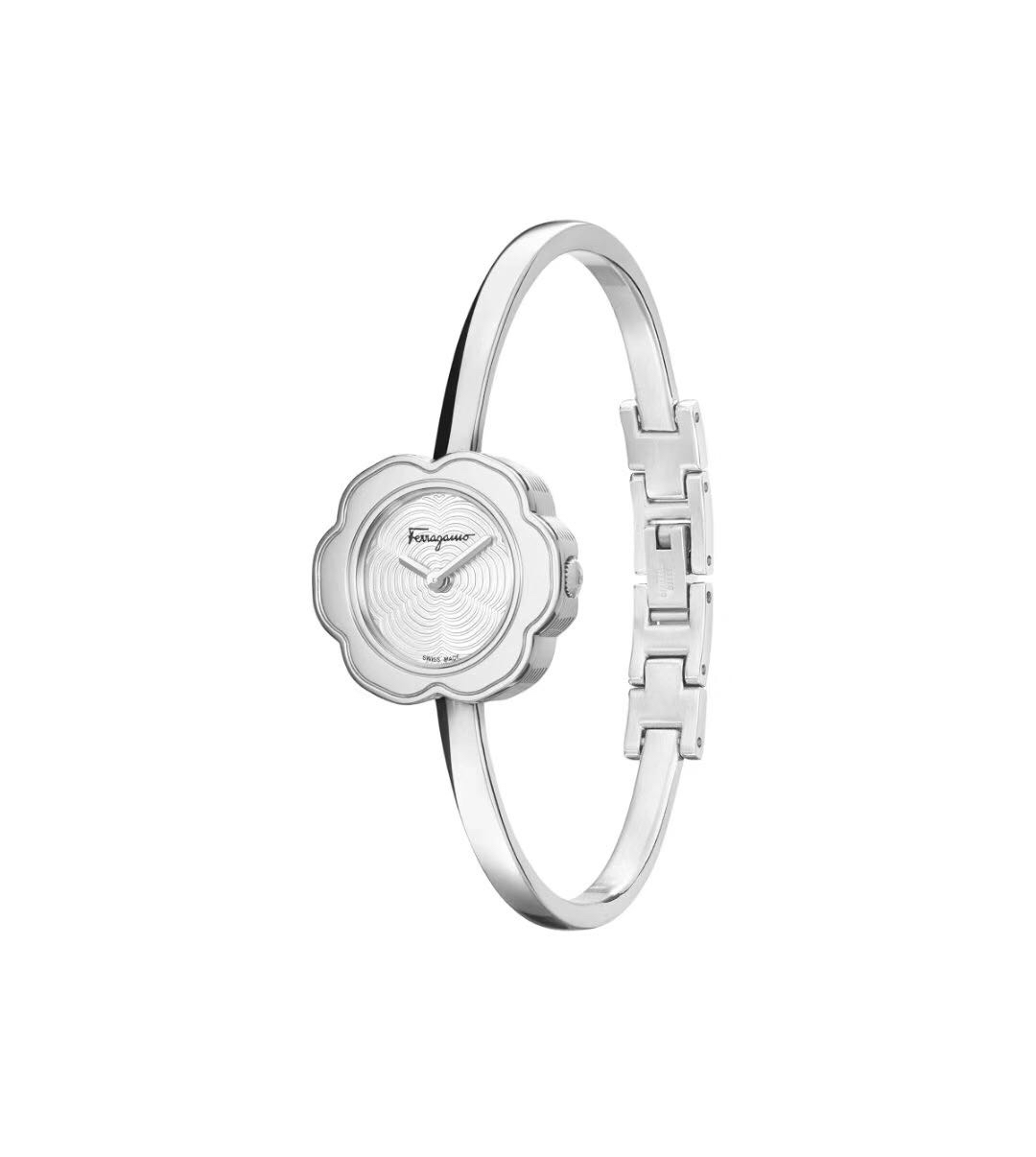 🎉🎉新款专柜同步上新！菲拉格慕（Ferragamo） Salvatore 女士手表花朵造型26mm蓝宝石玻璃瑞士石英机芯