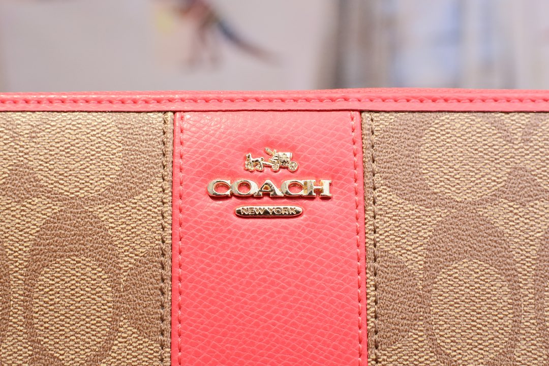 💰231 original internal code label box Coach/conch box Fa52859 pvc parlour logo collection, outlets - 图片 5