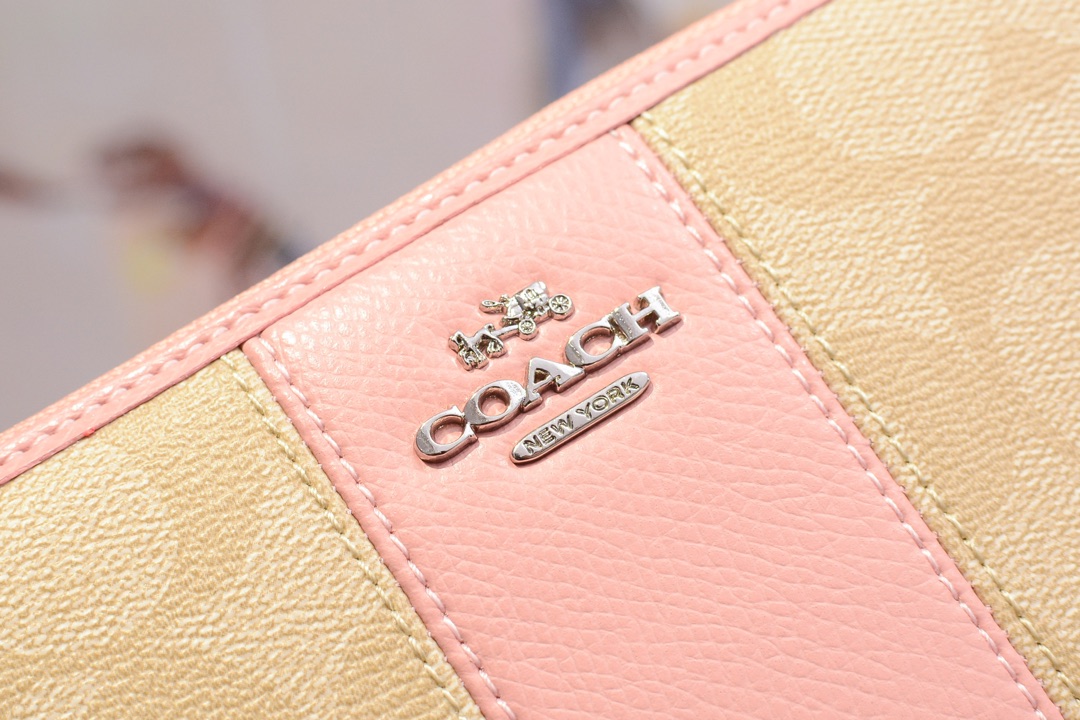 💰231 original internal code label box Coach/conch box Fa52859 pvc parlour logo collection, outlets - 图片 5