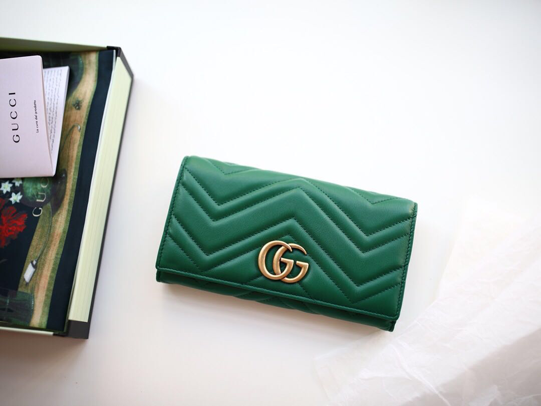 🔺GG Marmont imported calf leather with antique bronze double G hardware. Leather texture matches official store quality. Top-tier original. Model: 443436. Size: 19x10.5x2.5 cm. 32802. image 1