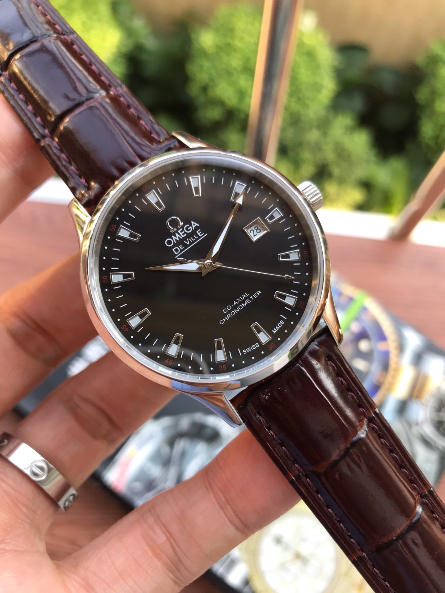 NO:765088,Omega Citizen three-hand calendar fully automatic mechanical watch, best-selling men's best watch 316 stainless steel case, wear-resistant and scratch-resistant mirror, imported calfskin strap, please look for the exclusive quality of luxury street, omega,cowhide19860909欧米茄西铁城三针搭配日历全自动机械表 、热卖上市男士最佳腕表316 精钢表壳、耐磨防刮镜面、进口小牛皮表带、请认准奢华街独家品质,,omega,cowhide,Watch