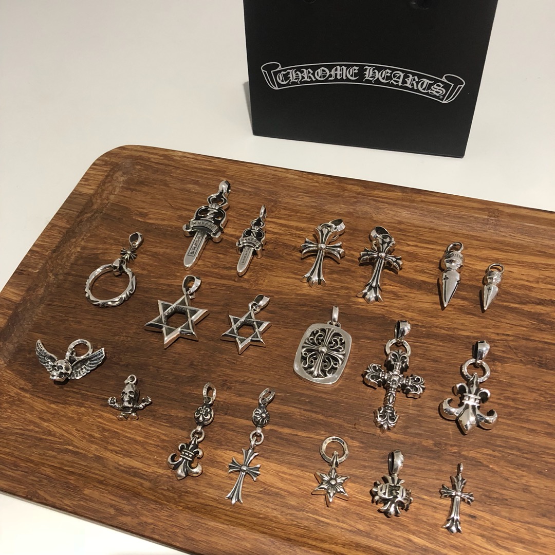 Chrome Hearts 𝐂𝐡𝐫𝐨𝐦𝐞 𝐡𝐞𝐚𝐫𝐭𝐬克罗心 项链集合