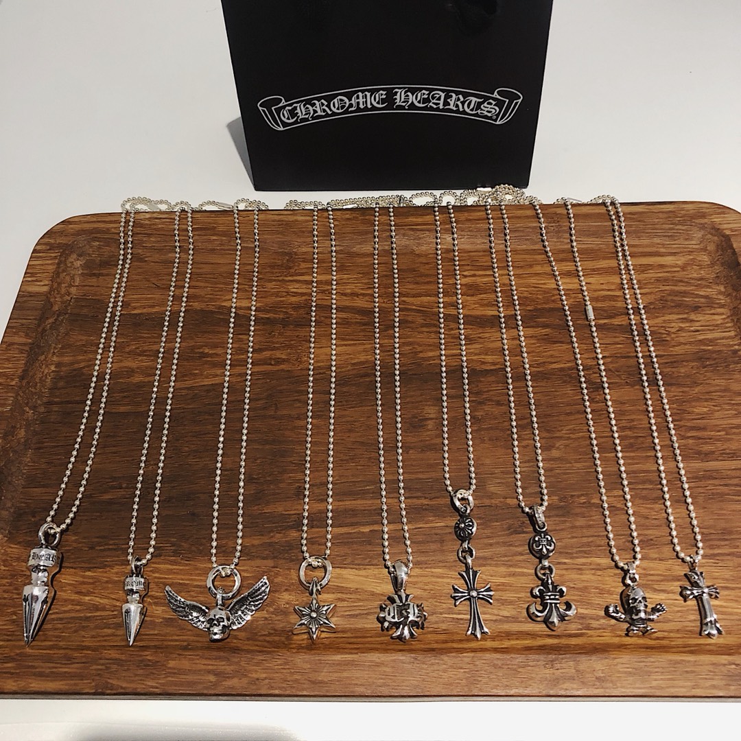 Chrome Hearts 𝐂𝐡𝐫𝐨𝐦𝐞 𝐡𝐞𝐚𝐫𝐭𝐬克罗心 项链集合