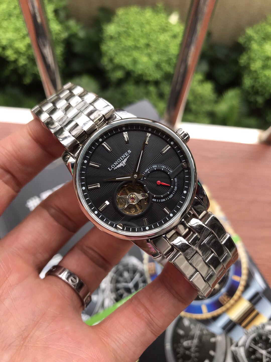 NO:765149,Longines two-hand semi-automatic mechanical watch, best-selling men's watch 316 stainless steel case, wear-resistant and scratch-resistant mirror, imported calfskin strap, please look for the exclusive quality of luxury street, longines, cowhide19860909浪琴两针半全自动机械表 、热卖上市男士最佳腕表316 精钢表壳、耐磨防刮镜面、进口小牛皮表带、请认准奢华街独家品质,,longines,cowhide,Watch