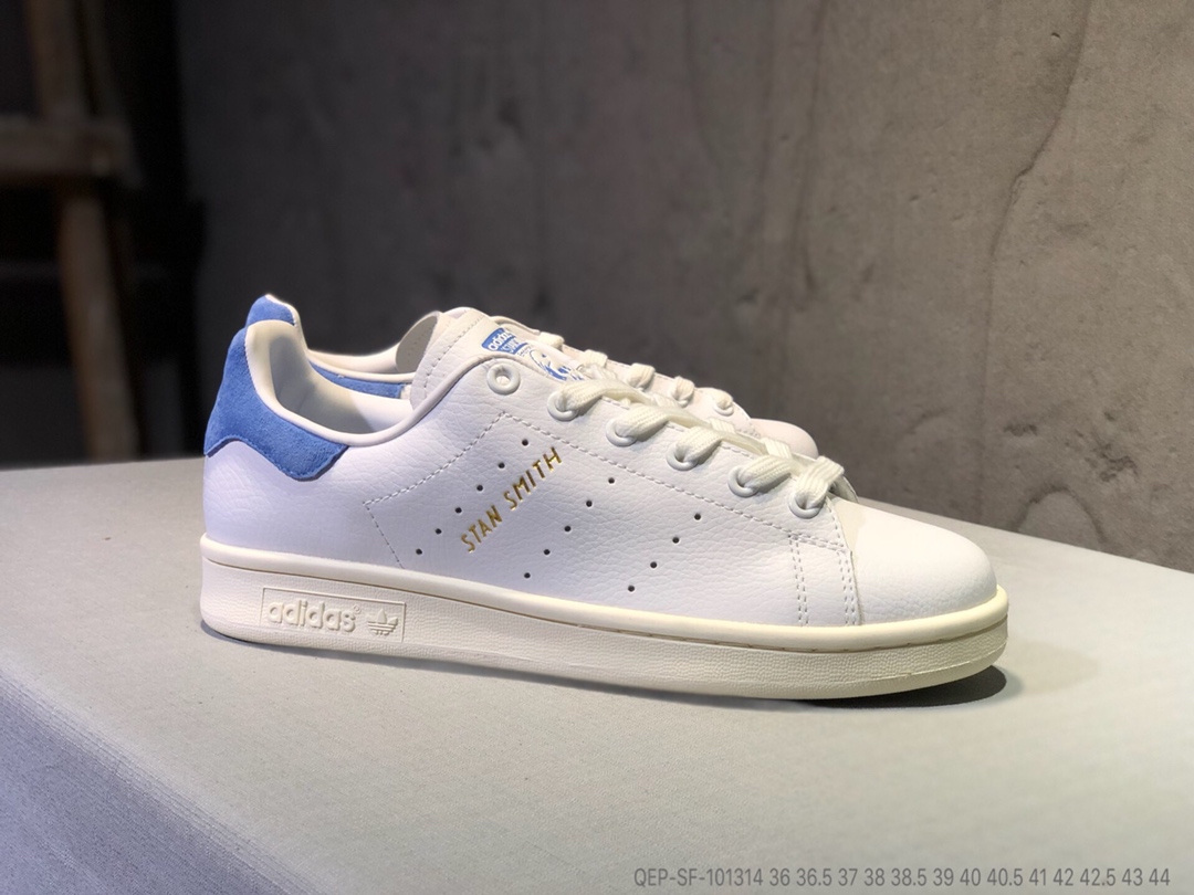 120公司级 Adidas Stan Smith史密斯烫金 头层牛皮