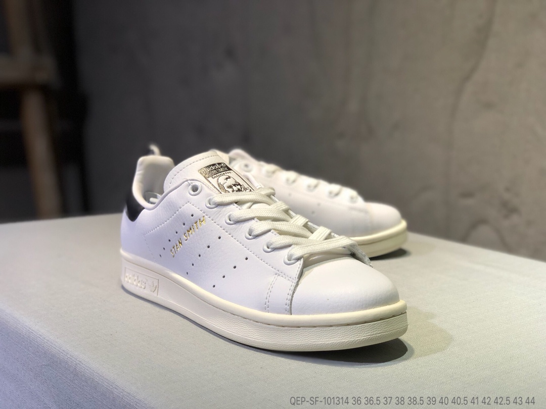 120公司级 Adidas Stan Smith史密斯烫金 头层牛皮