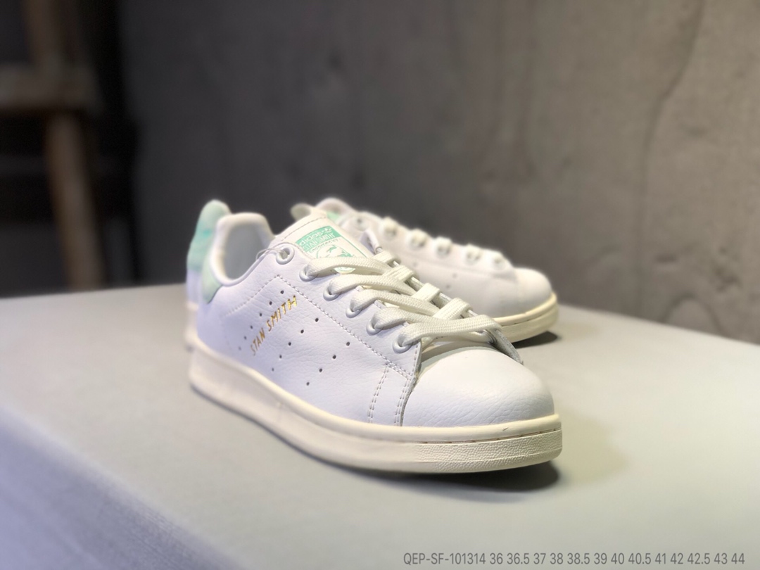 120公司级 Adidas Stan Smith史密斯烫金 头层牛皮
