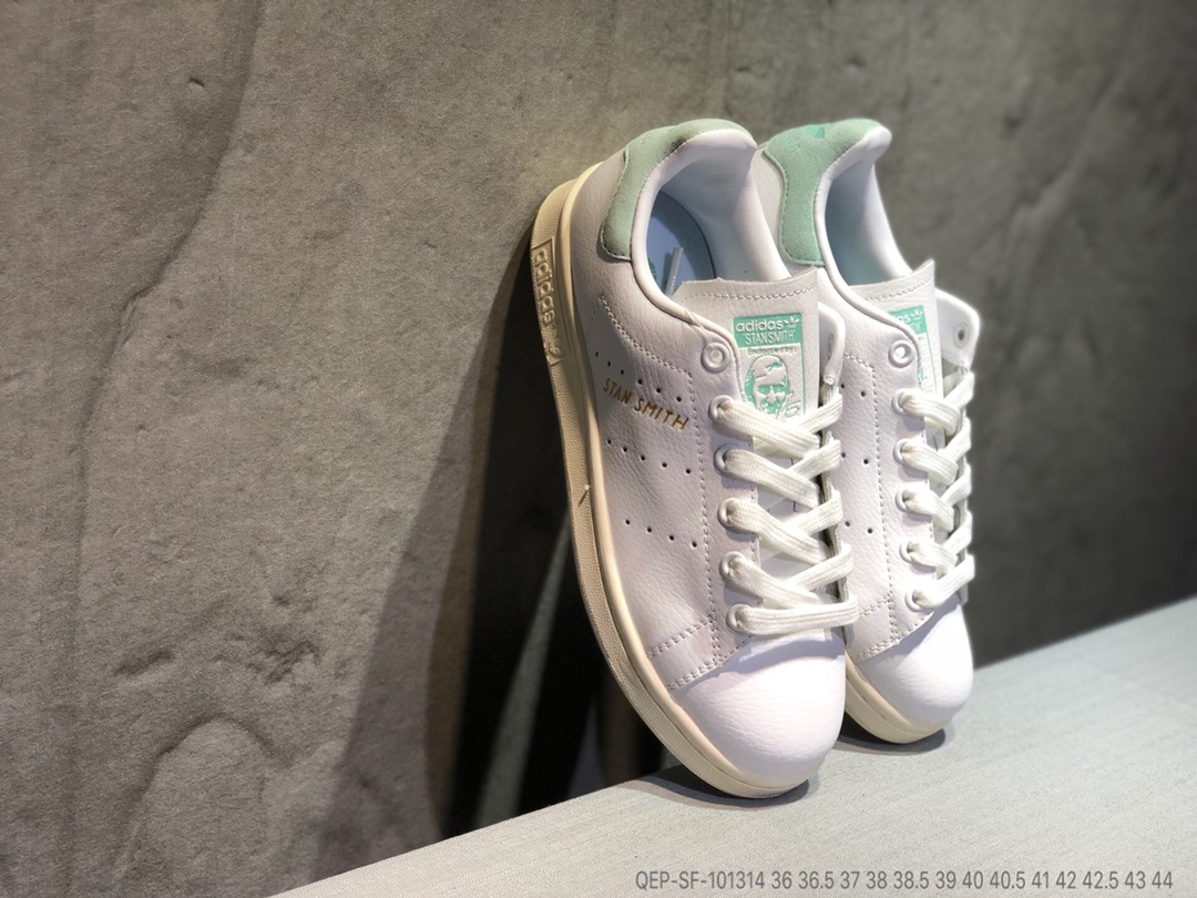 120公司级 Adidas Stan Smith史密斯烫金 头层牛皮