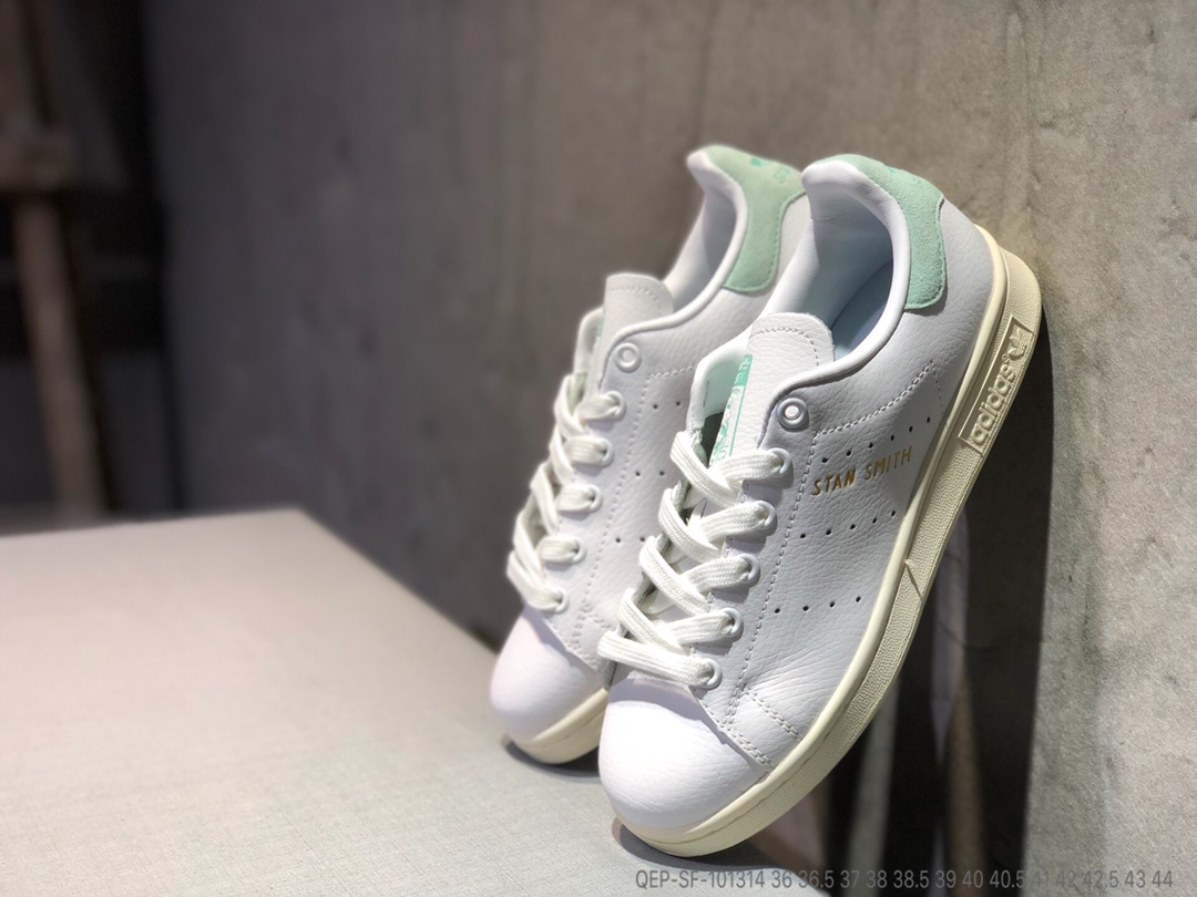 120公司级 Adidas Stan Smith史密斯烫金 头层牛皮