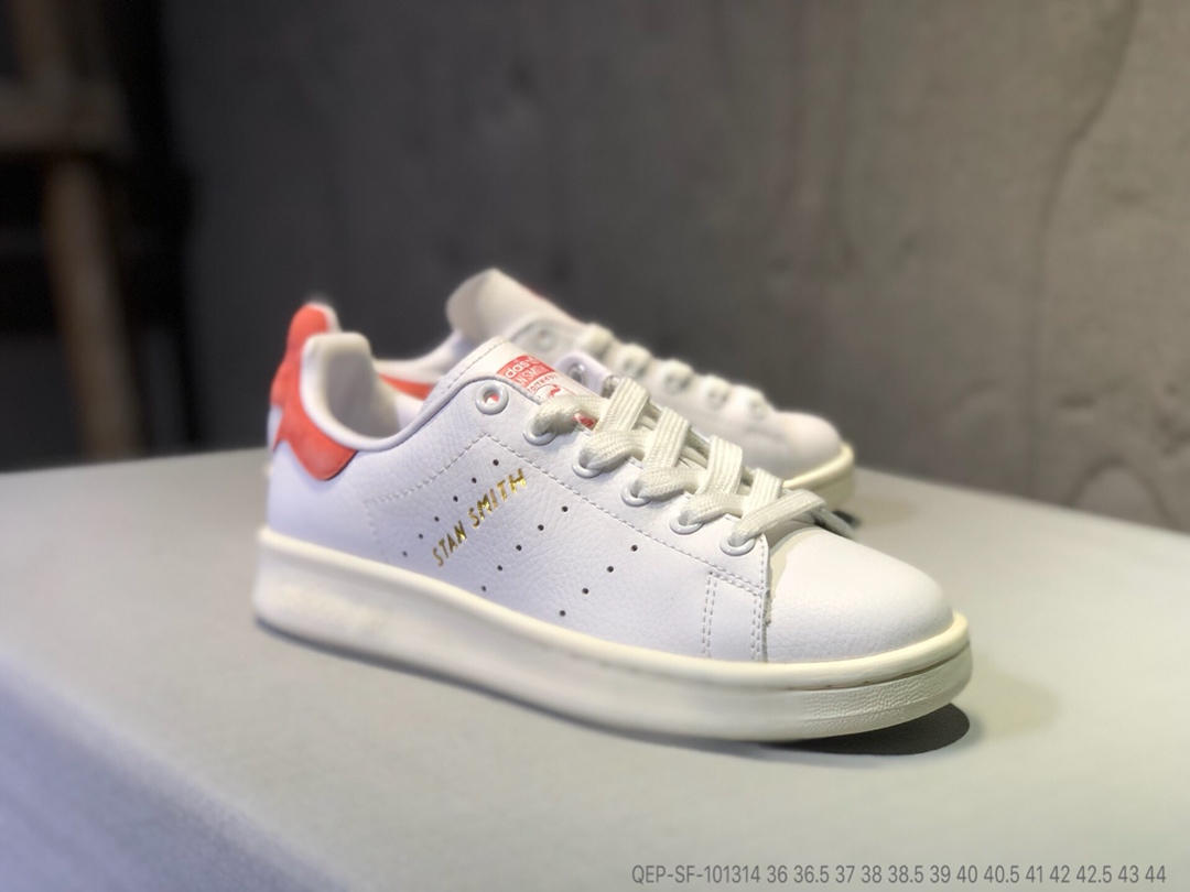 120公司级 Adidas Stan Smith史密斯烫金 头层牛皮