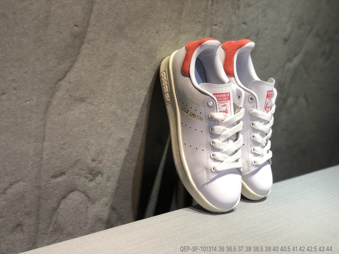 120公司级 Adidas Stan Smith史密斯烫金 头层牛皮