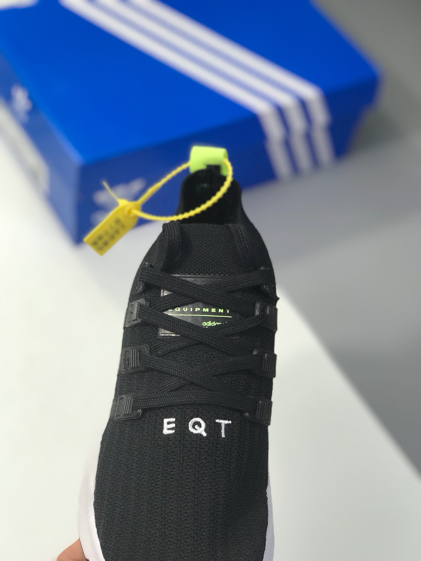 140 真标 原盒 adidas originals（阿迪达斯三叶草）2018 EQT SUPPORT MID ADV 情侣款运动鞋 B37435