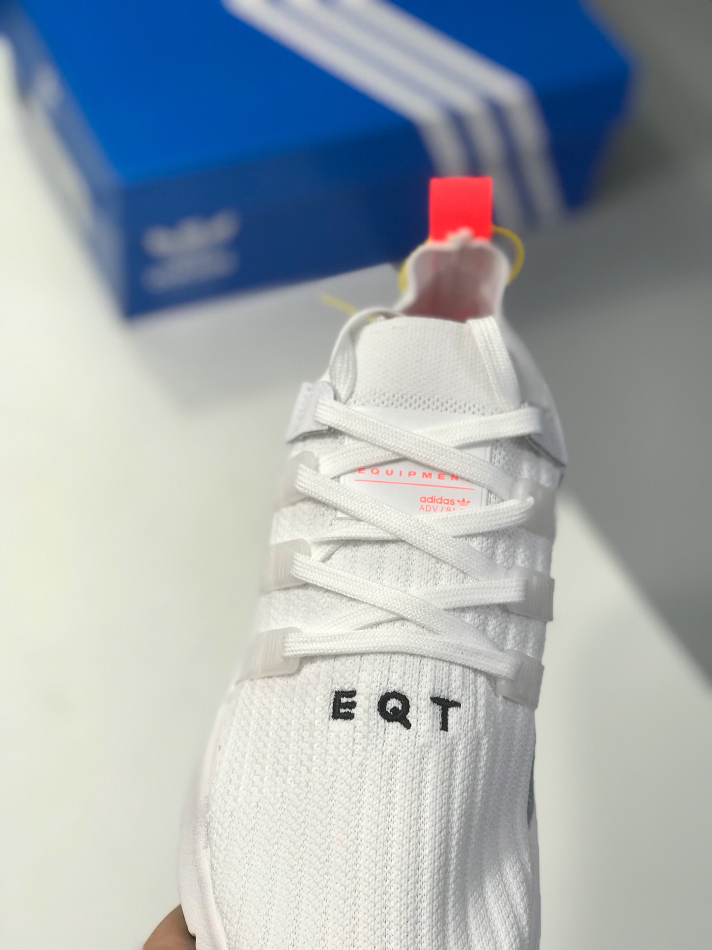 140真标 原盒 adidas originals（阿迪达斯三叶草）2018 EQT SUPPORT MID ADV 情侣款运动鞋 B28133