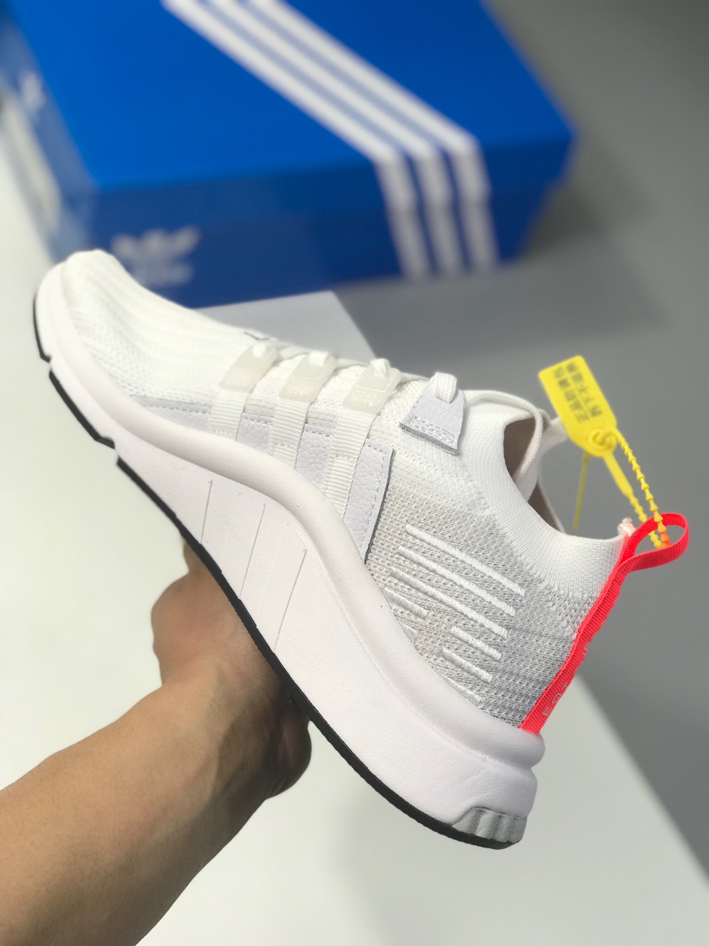 140真标 原盒 adidas originals（阿迪达斯三叶草）2018 EQT SUPPORT MID ADV 情侣款运动鞋 B28133