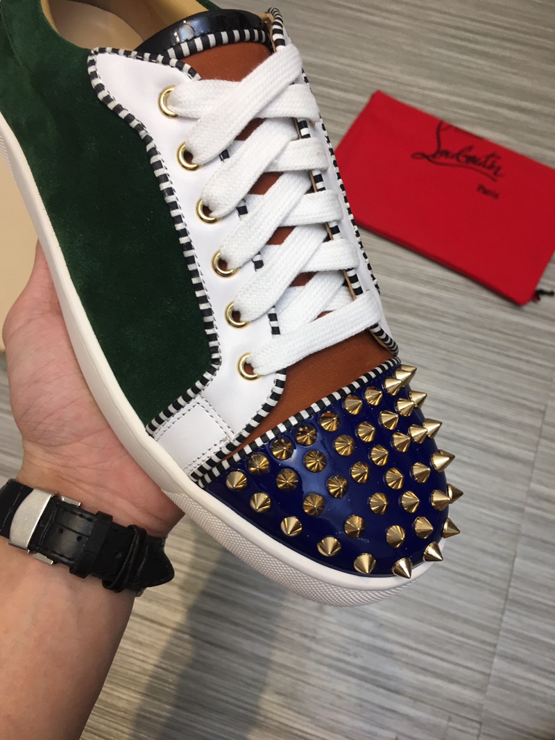 CL-top Tamaño:38-44(45 se puede personalizar) 2018 CL zapatos inferiores rojos Contador síncrono nue