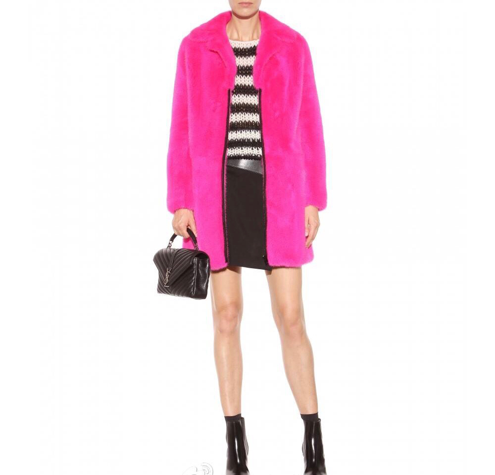 Saint laurent Ysl Monogram college_24cm黑色银扣428056