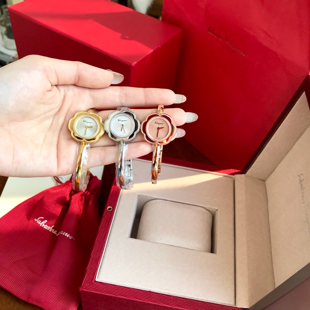 “Sophisticated Salvatore Ferragamo Watch: Swiss Movement, Sapphire Glass, Unique Design”