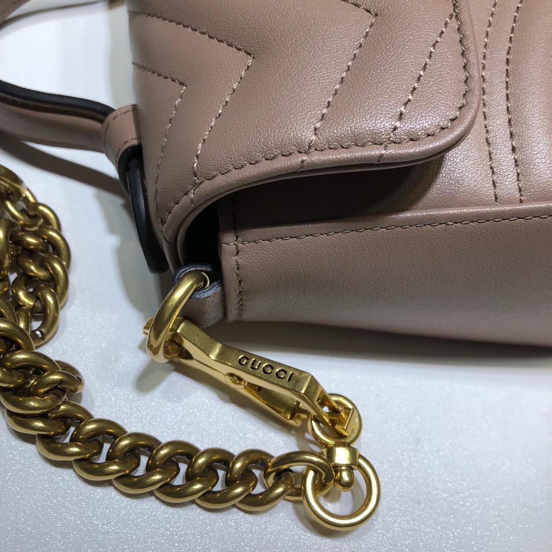 GUCCI古驰GG Marmont系列迷你手提包547260