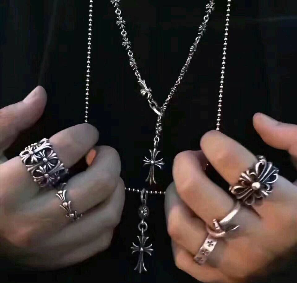 Chrome Hearts 克罗心个性十字架伸缩项链,65厘 5