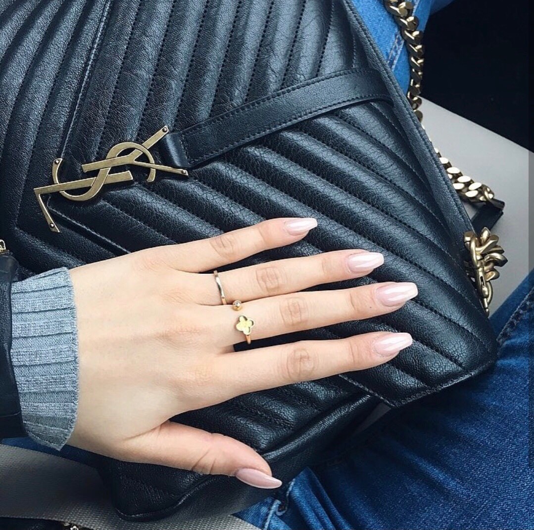 Saint laurent Ysl Monogram college_32cm黑色金扣392738