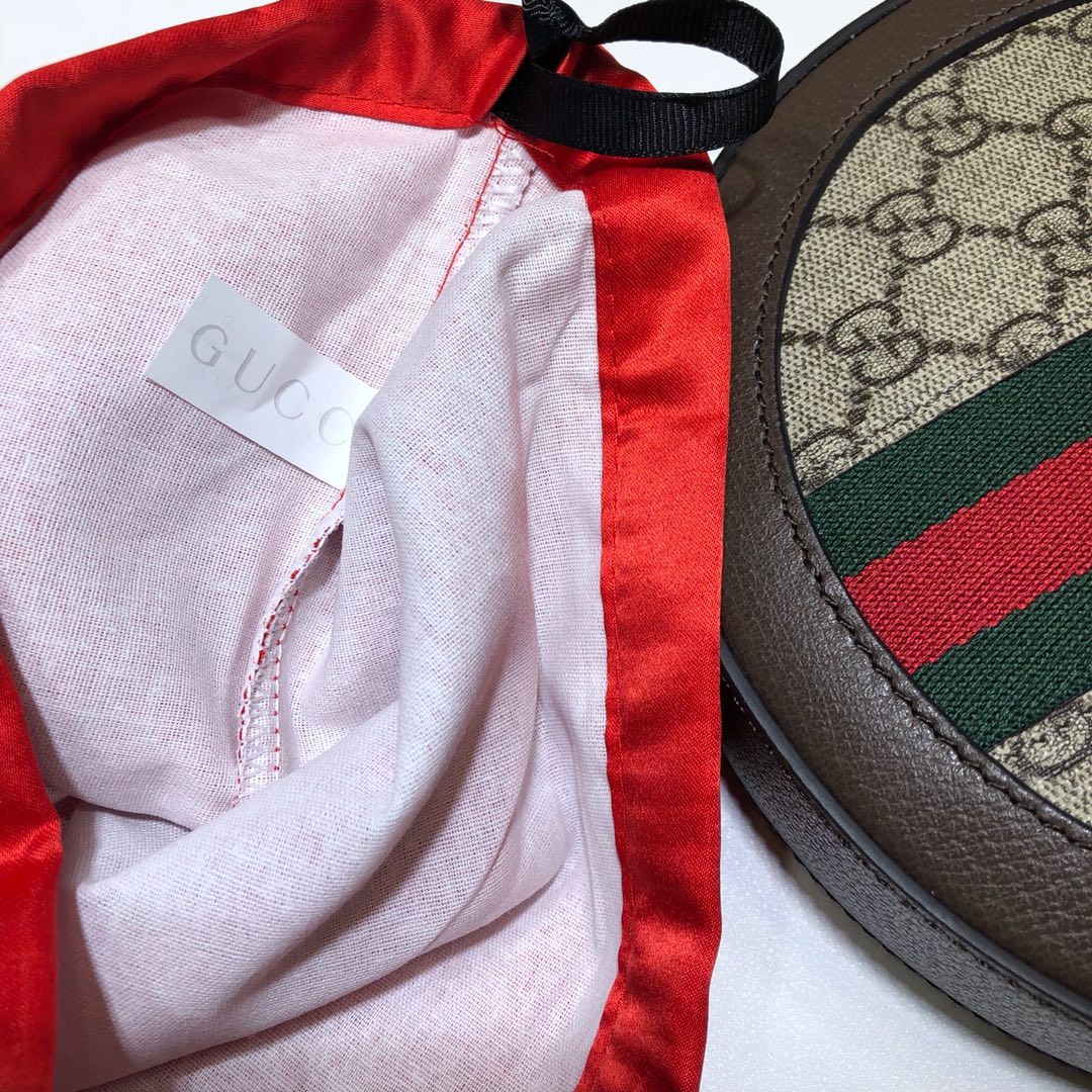 GUCCI古驰Ophidia系列GG圆形迷你肩背包550618