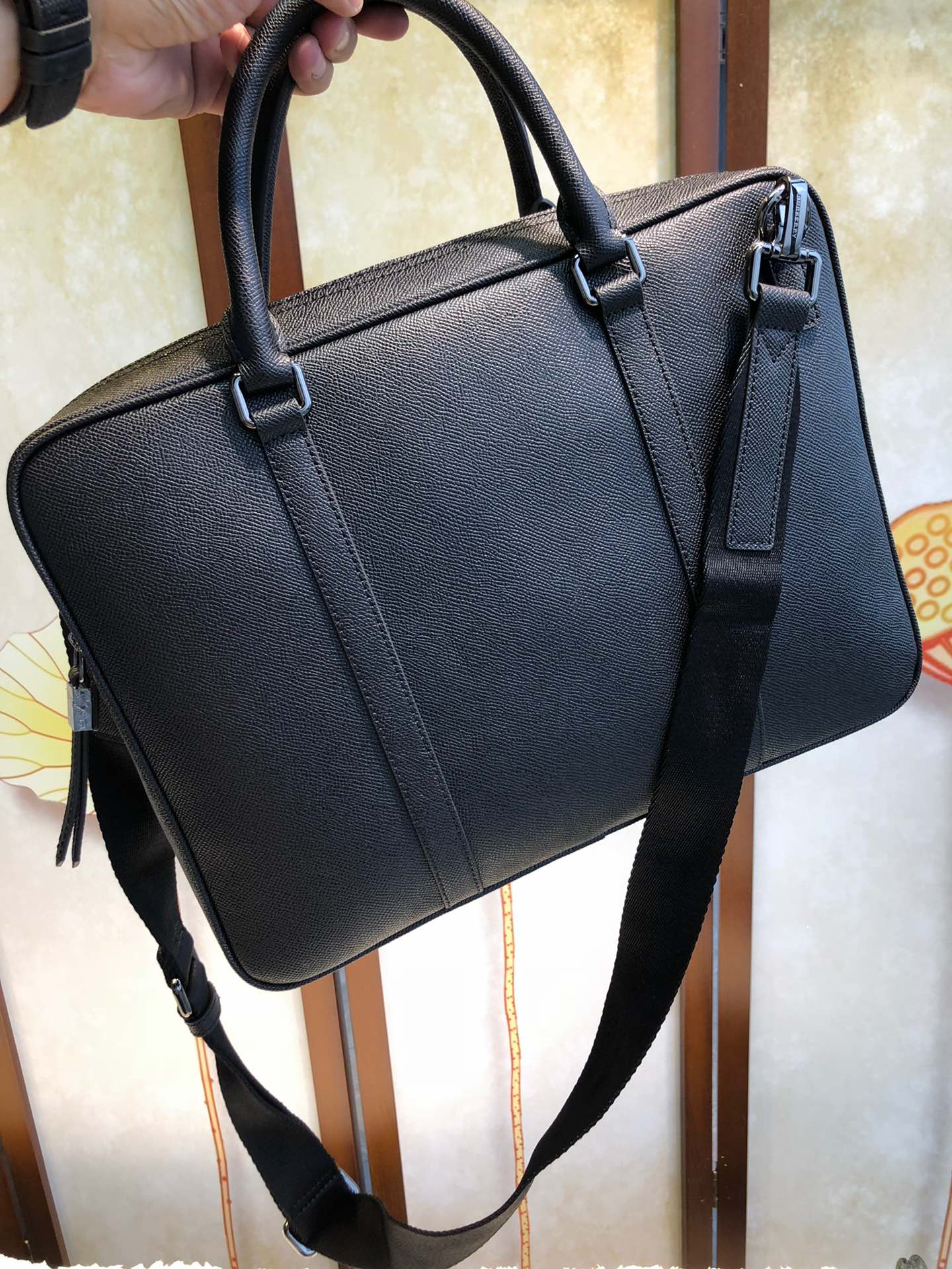 Burberry Briefcase Black 37x26x7cm business
