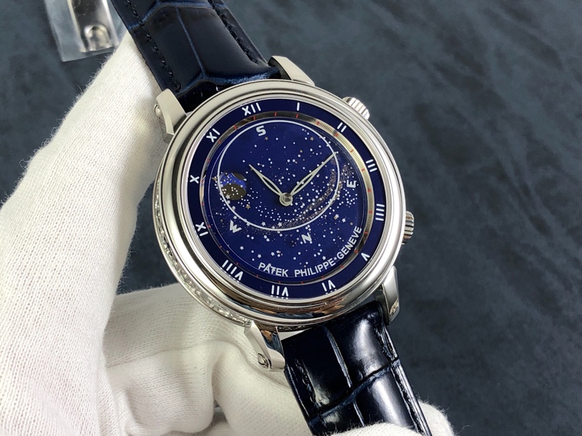 La última obra maestra de PP, la versión mejorada de Patek Philippe del modelo Starry Sky 5102 Sky Moon, Gene…