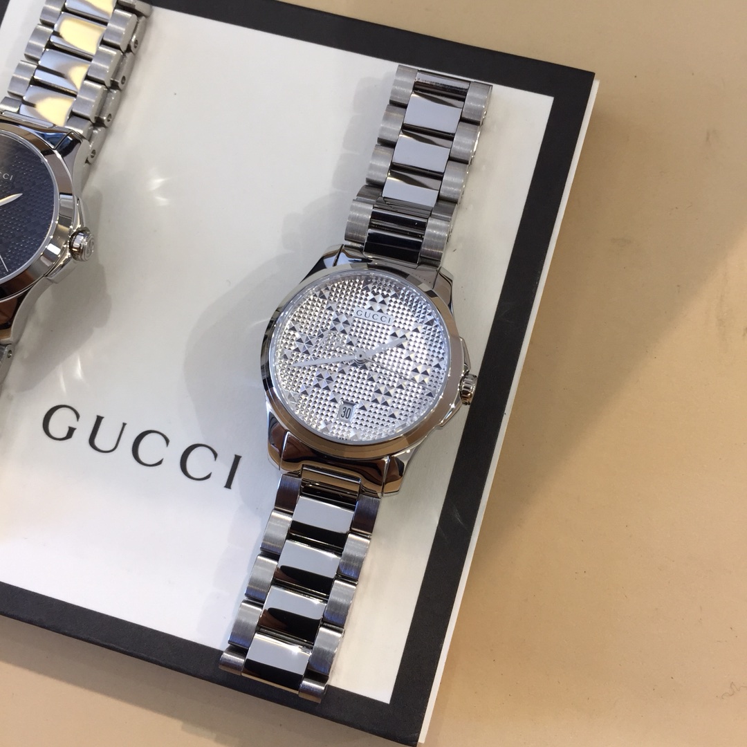 NO:156480,Batch: Original box: 30 Gucci watch #white disk details Such a price, such goods, you will definitely earn a lifetime warranty for the watch, gucci, gucci19860909批: 原盒:30 古驰 Gucci 手表#白盘细节 这样的价格,这样的货,抢到绝对赚到手表终身保修,,gucci,gucci,Watch